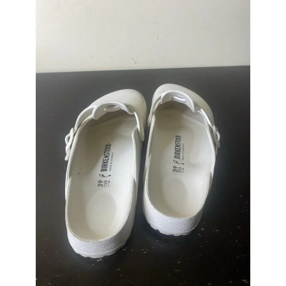 white Birkenstock Boston EVA clogs Women’s Size 8 - Picture 5 of 8